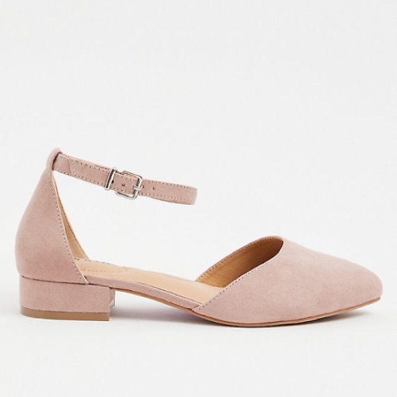 torrid Shoes - Torrid blush pink faux suede flat (WW) size 10